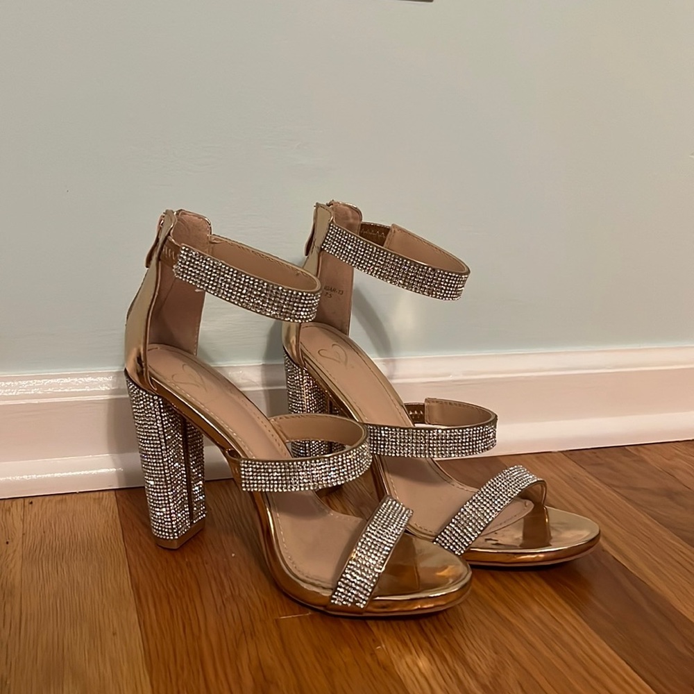 Sparkly high heels